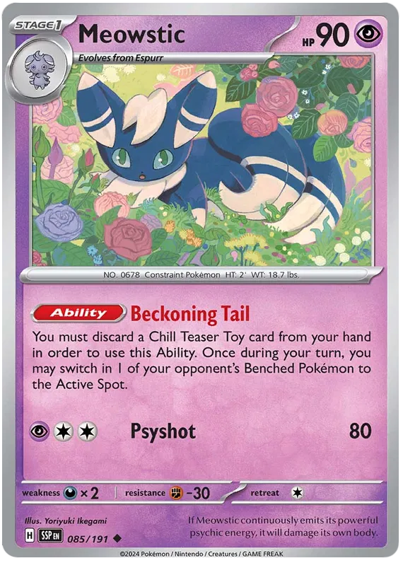 085. Meowstic - Uncommon - Surging Sparks