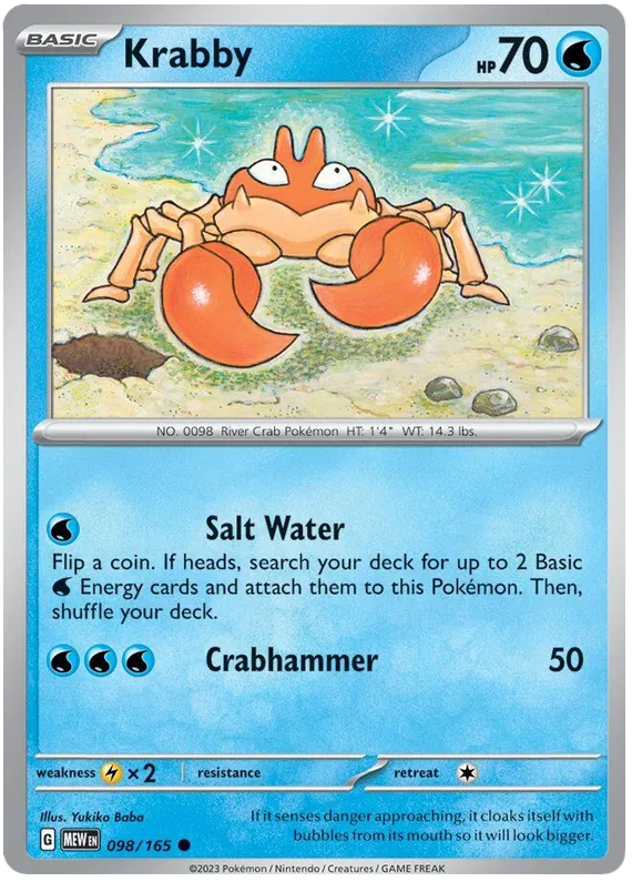098. Krabby - Common - 151