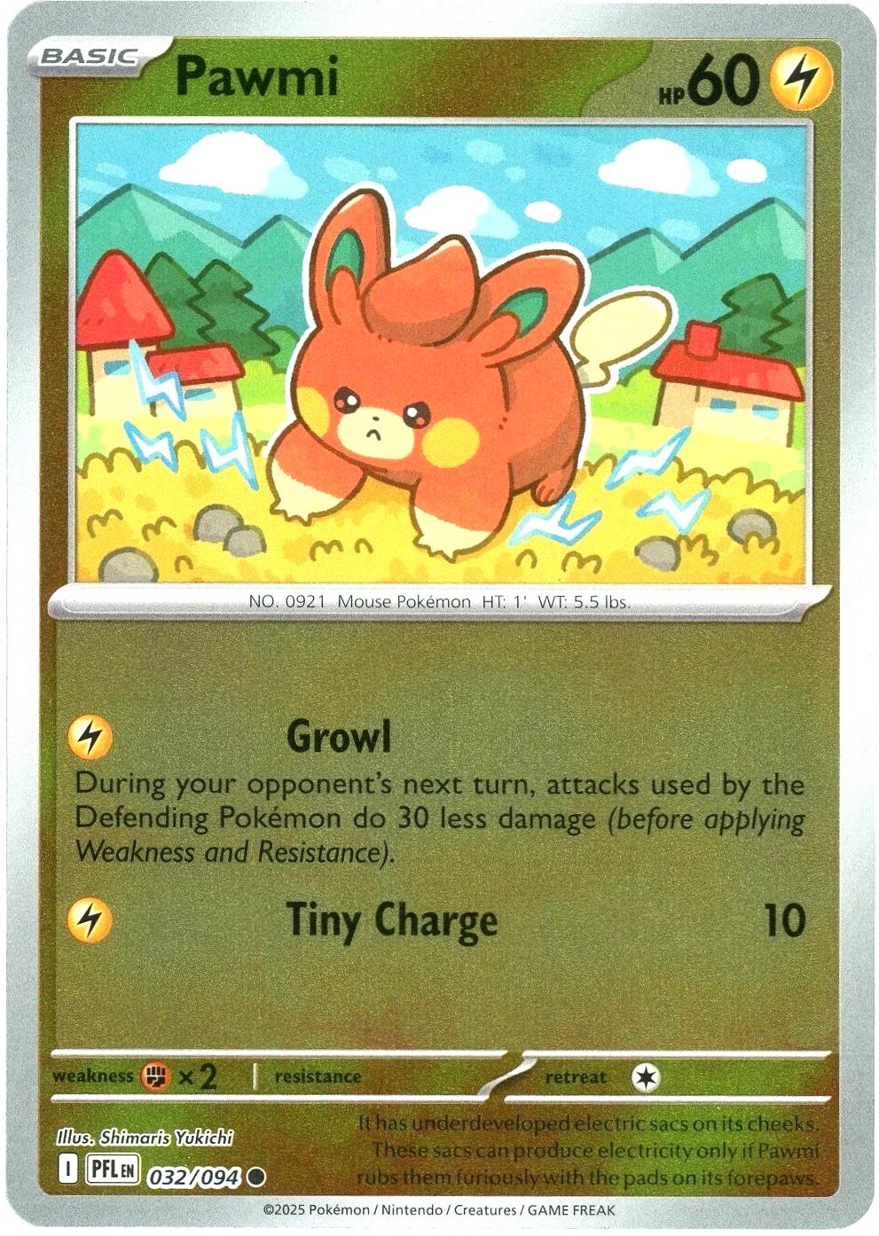 032.Pawmi.PFL.Common Reverse Holo