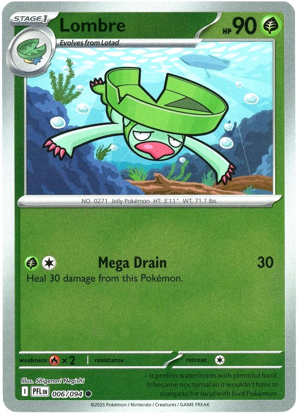006.Lombre.PFL.Common Reverse Holo