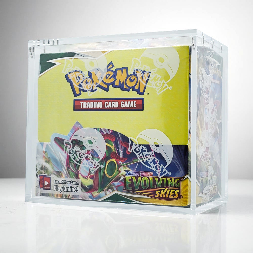 Acrylic Booster Box Case With Magnetic Lid