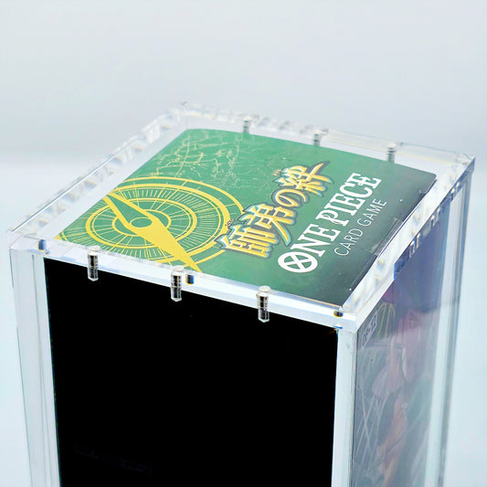 Acrylic One Piece Japanese Booster Booster Box Case With Magnetic Lid