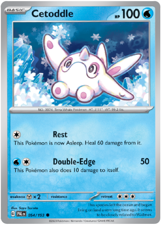 054. Cetoddle - Common - Paldea Evolved