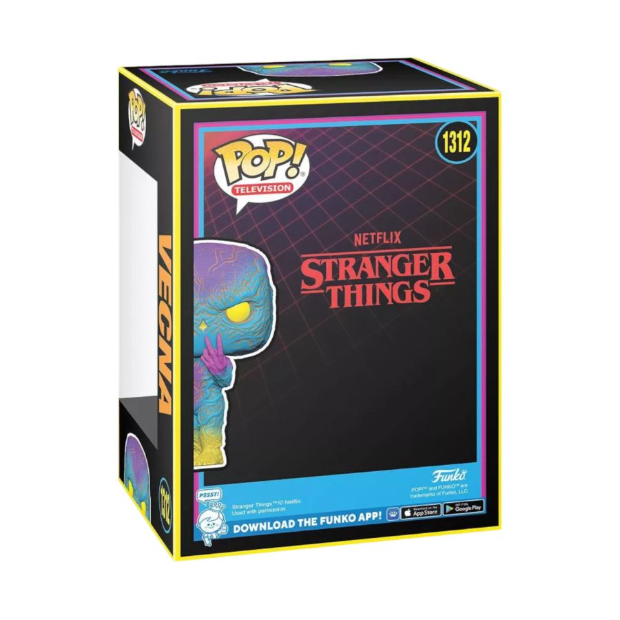 Stranger Things Funko Pop! Vinyl - Vecna Blacklight Edition #1312