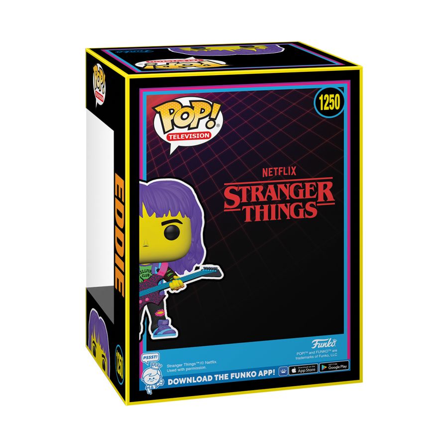 Stranger Things Funko Pop! Vinyl - Eddie Blacklight Edition #1250