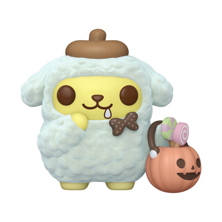 Sanrio Funko Pop! Vinyl - Hello Kitty - Pompompurin (Halloween) US Exclusive Flocked #95