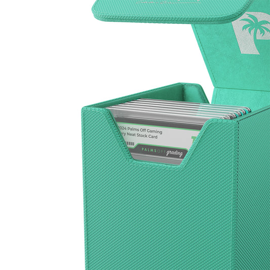 Palms Off Gaming - Collector's Series Graded Card Storage Case Small Turquoise