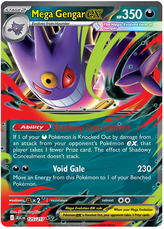 125.Mega.Gengar.Ex.ASC.Double.Rare