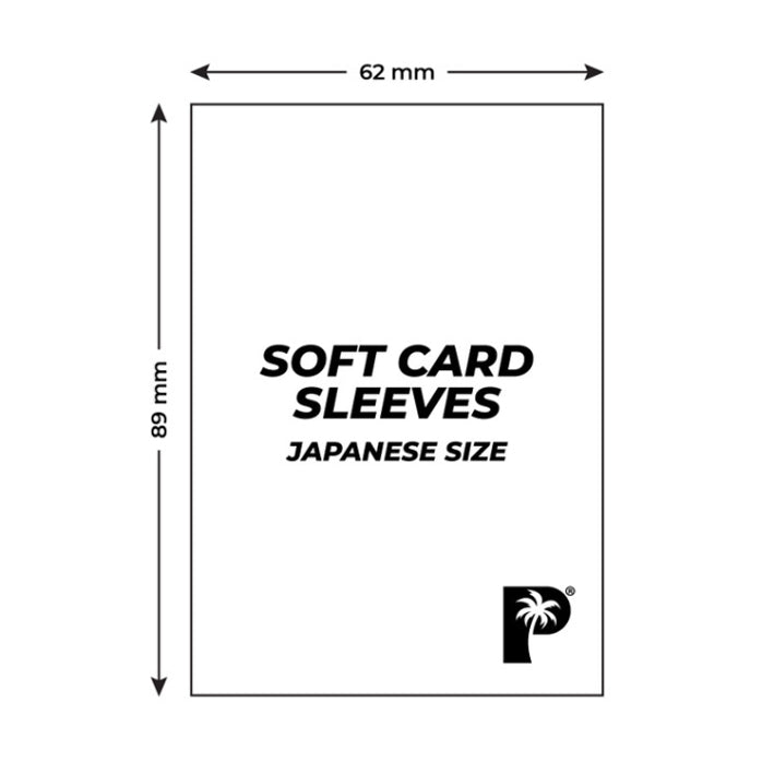 Palms Off Gaming - Japanese Size Soft Card Sleeves 62x89mm