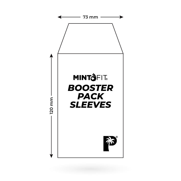 Palms Off Gaming - Mint Fit Booster Pack Sleeves Extra Thick 120x73mm 50pc