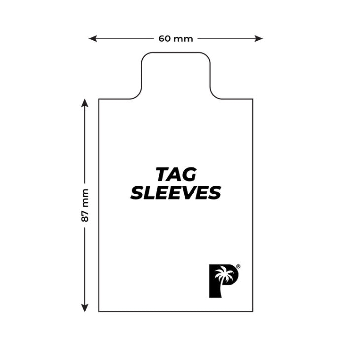 Palms Off Gaming - Tag Sleeves Standard Size 60x87mm 100pc