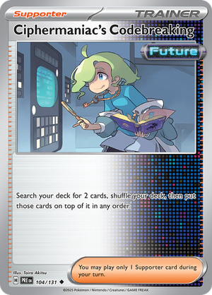 104. Trainer Supporter Ciphermaniac's Codebreaking