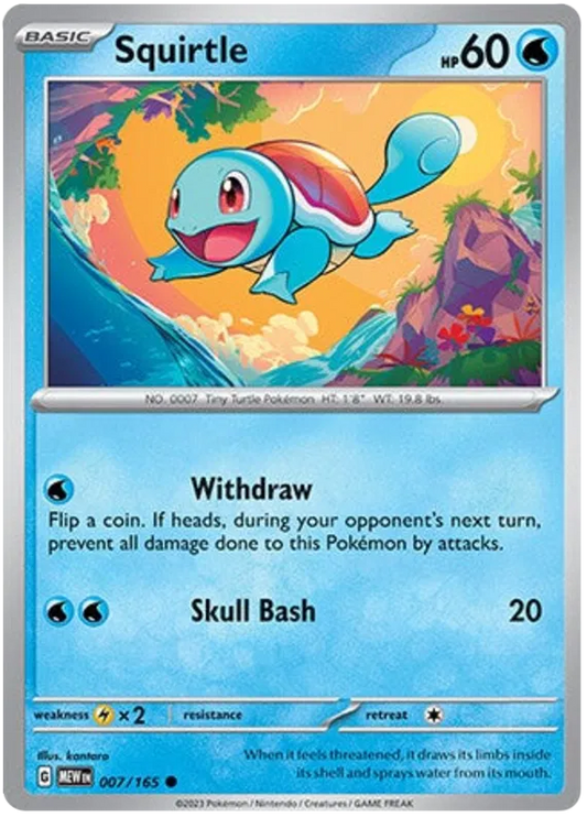 007. Squirtle - Common - 151