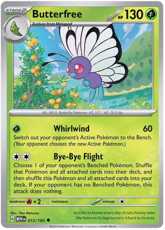 012. Butterfree - Uncommon - 151