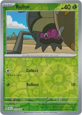 013. Rellor - Common - Reverse Holo - Surging Sparks