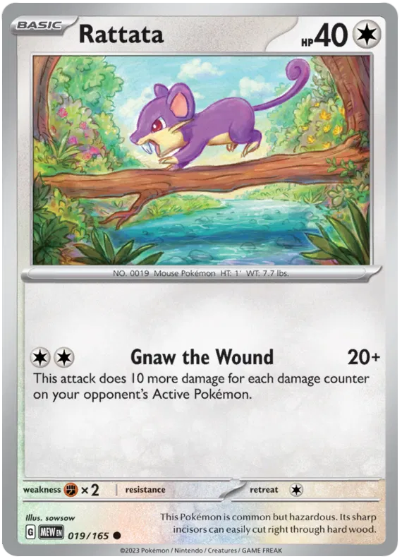 019. Rattata - Common - 151