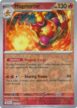 021.Magmortar.JTG.Rare Reverse Holo