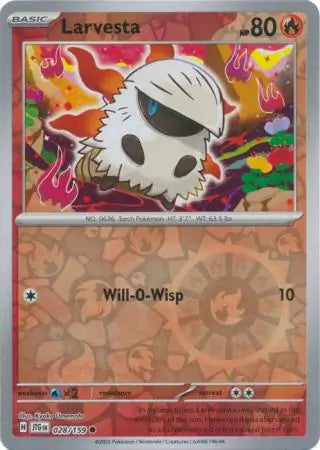 028.Larvesta.JTG.Common Reverse Holo