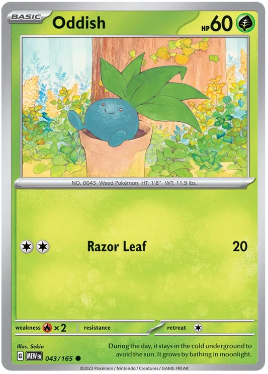 043. Oddish - Common - 151