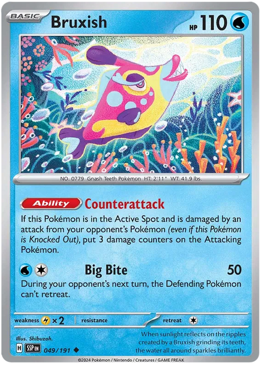 049. Bruxish - Uncommon - Surging Sparks