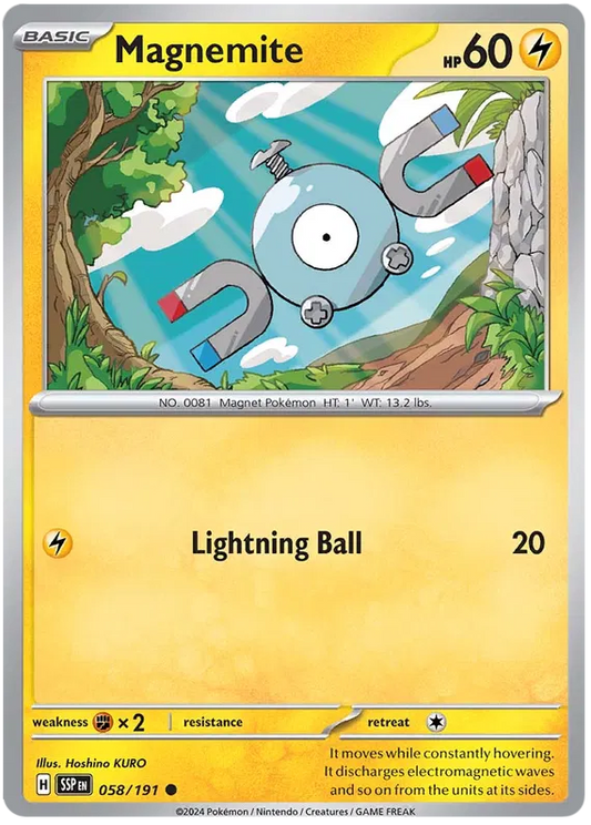 058. Magnemite - Common - Surging Sparks