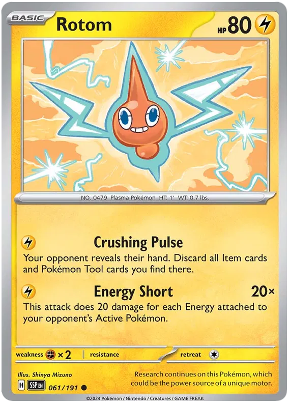061. Rotom - Common - Surging Sparks