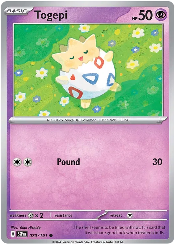 070. Togepi - Common - Surging Sparks