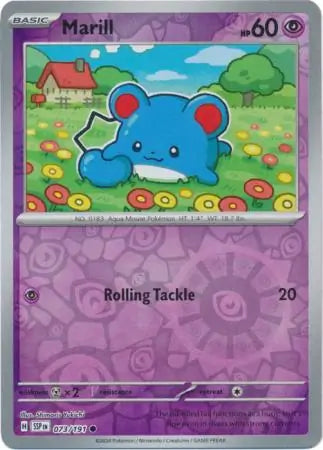 073. Marill - Common - Reverse Holo - Surging Sparks