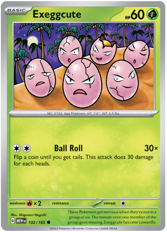 102. Exeggcute - Common - 151