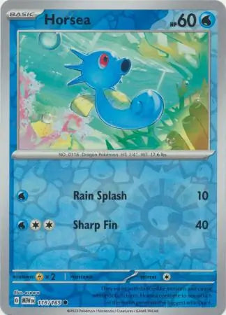 116. Horsea - Reverse Holo - Common - 151