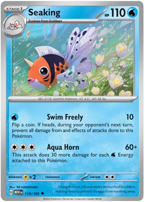 119. Seaking - Uncommon - 151