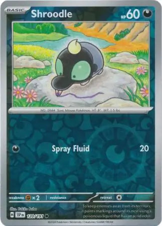 120. Shroodle - Common - Reverse Holo - Surging Sparks