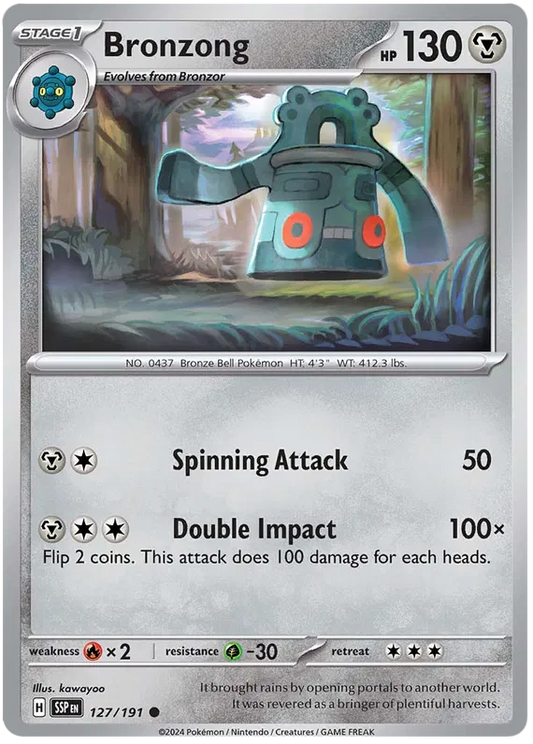 127. Bronzong - Common - Surging Sparks