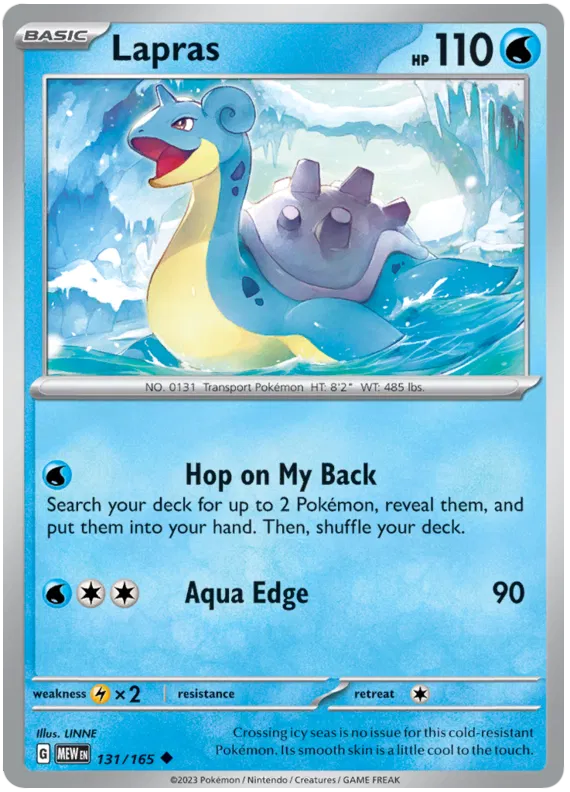 131. Lapras - Uncommon - 151