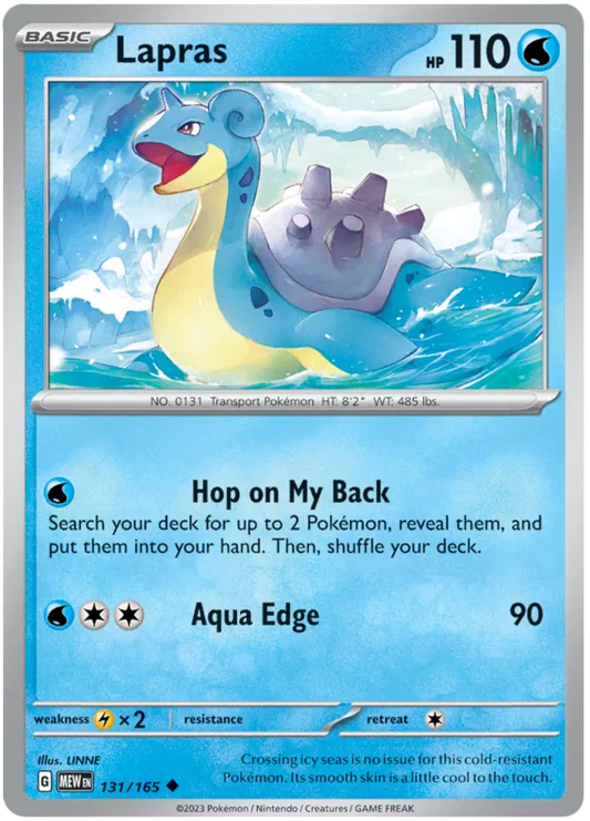 131. Lapras - Uncommon - 151