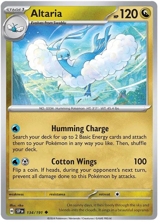 134. Altaria - Uncommon - Surging Sparks