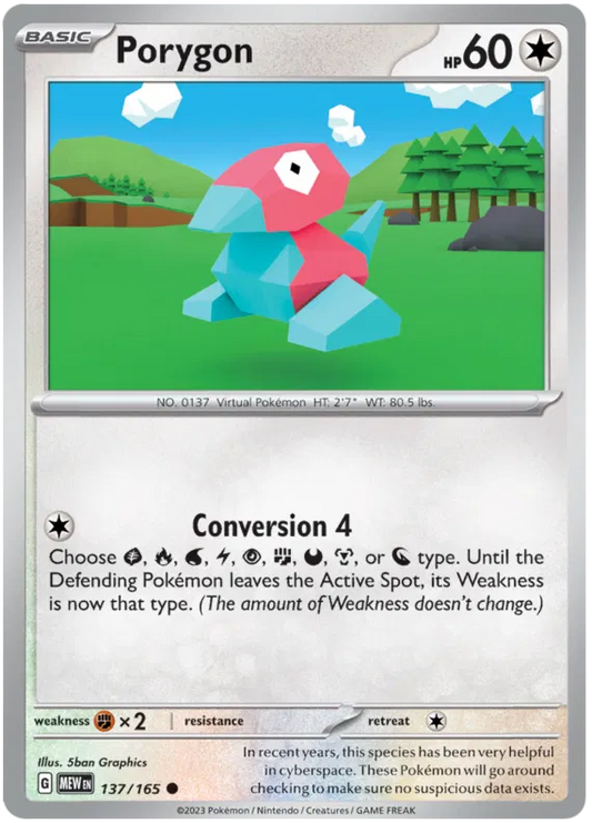 137. Porygon - Common - 151