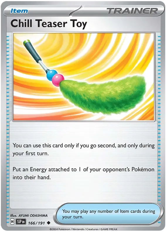 166. Trainer Item Chill Teaser Toy - Uncommon - Surging Sparks