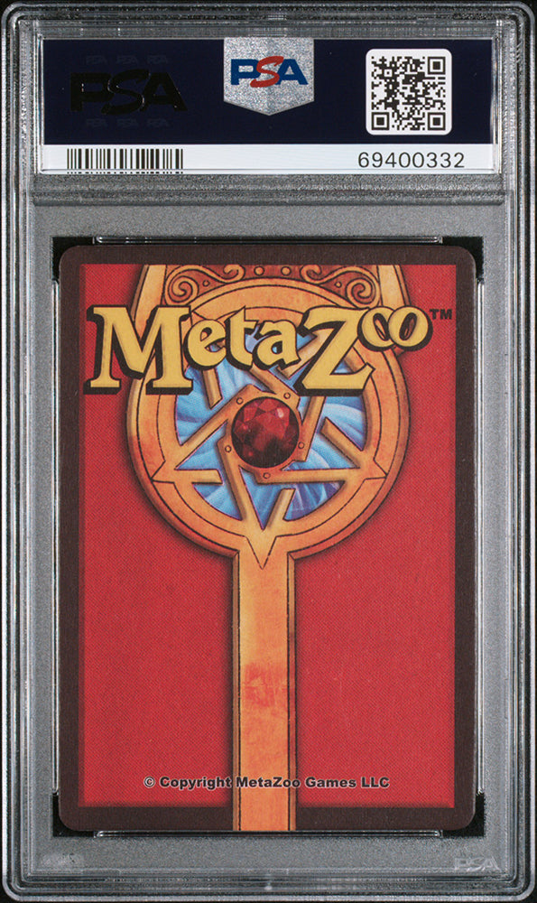 2021 Metazoo Cryptid Nation 1st Edition Mothman Reverse Holo PSA 9