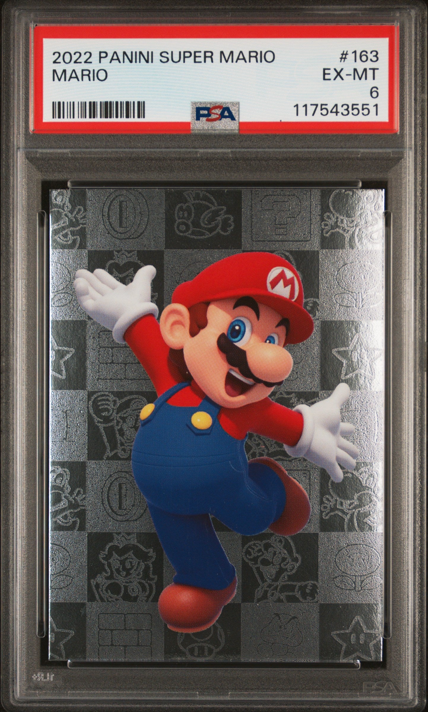 2022 Panini Super Mario - Mario #163 PSA 6 117543551