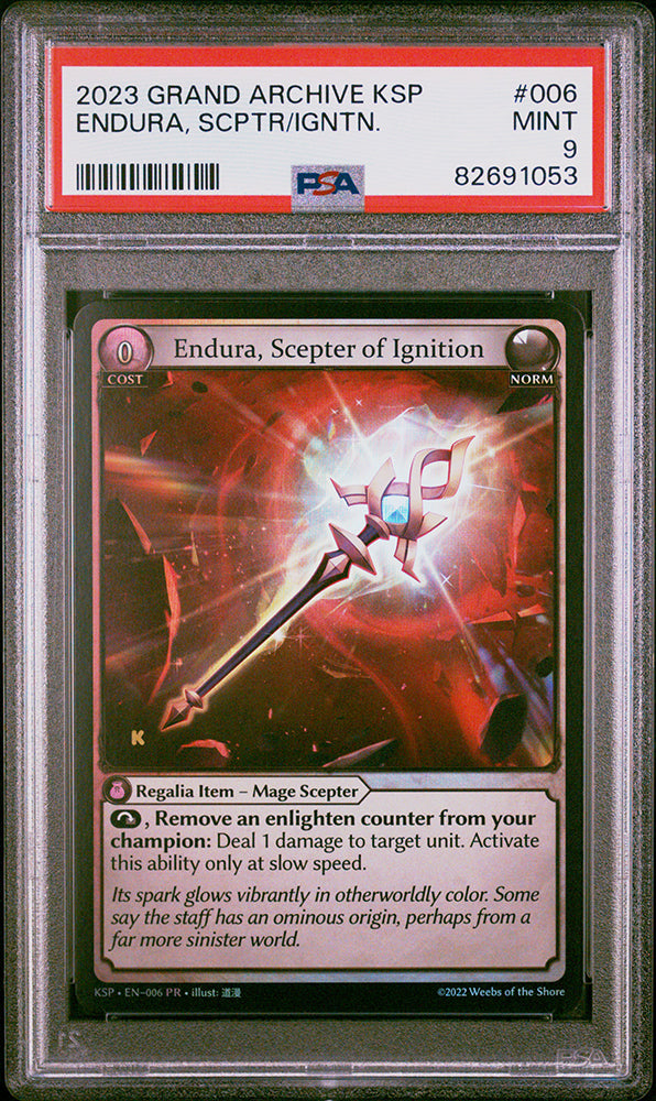 2023 Grand Archive KSP Endura, Scepter Of Ignition PSA 9
