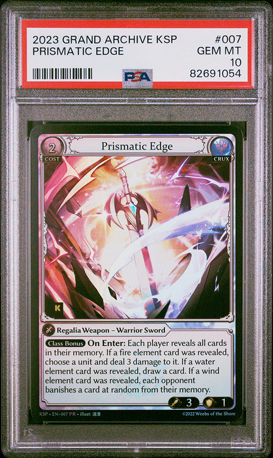 2023 Grand Archive KSP Prismatic Edge PSA 10