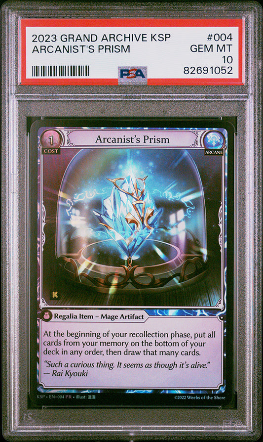 2023 Grand Archive KSP Arcanist's Prism PSA 10