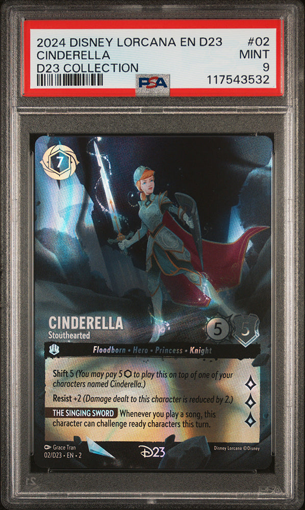 2024 Disney Lorcana Cinderella D23 Collection PSA 9 117543532