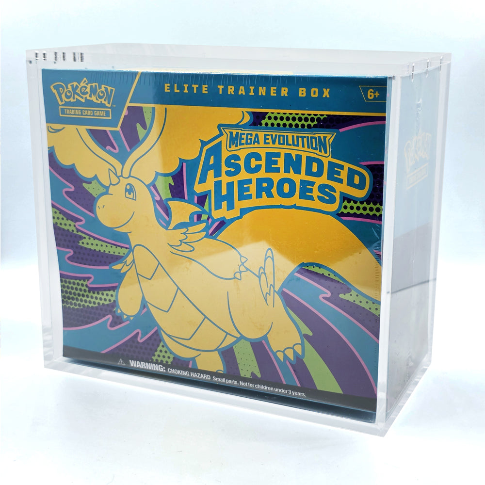Acrylic Pokemon Elite Trainer Box Case With Magnetic Lid