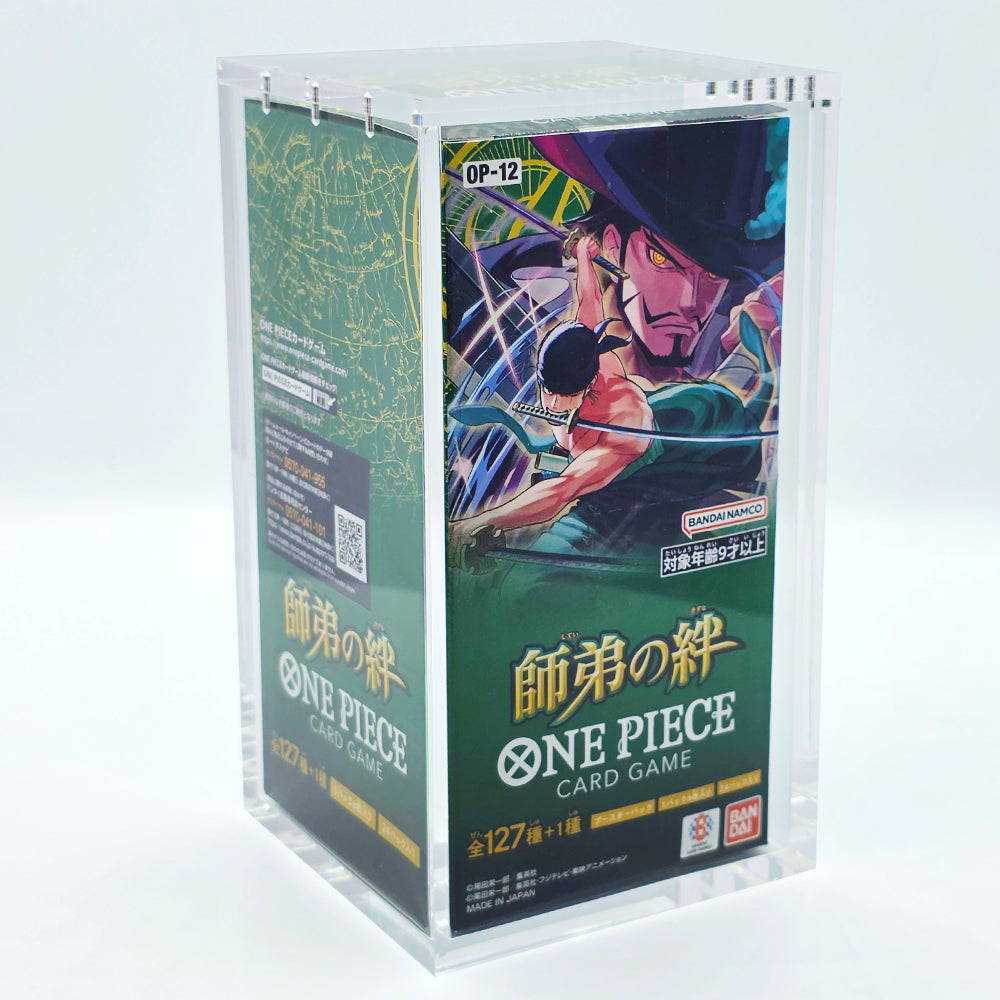 Acrylic One Piece Japanese Booster Booster Box Case With Magnetic Lid