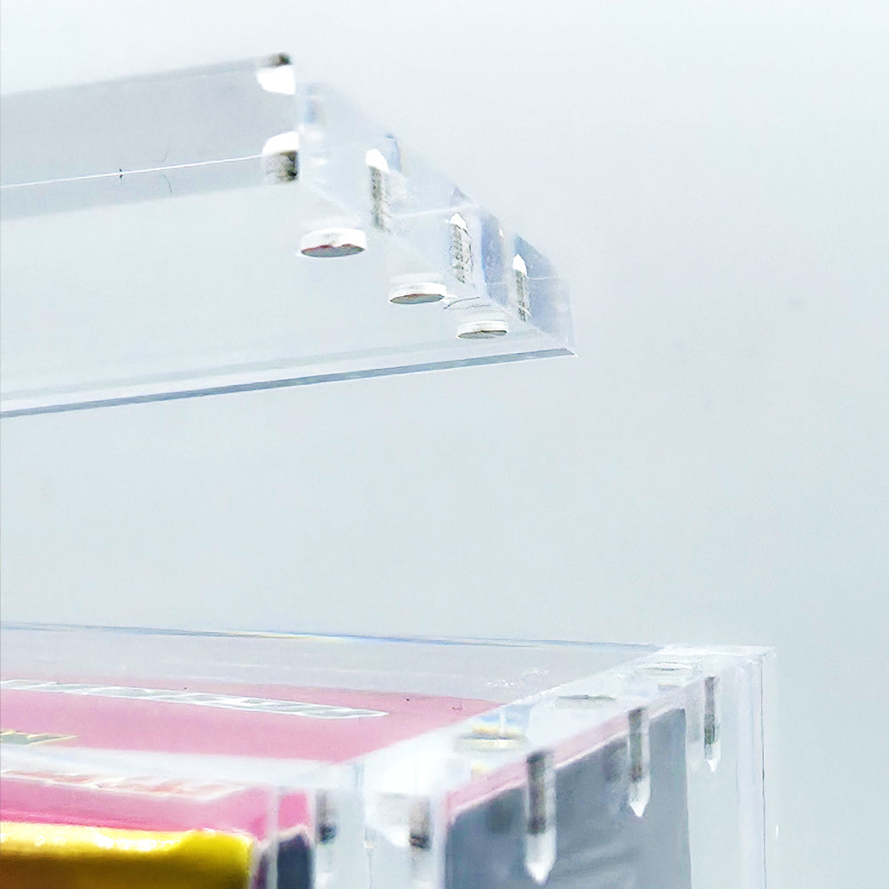 Acrylic Japanese Pokemon Booster Box Case With Magnetic Lid