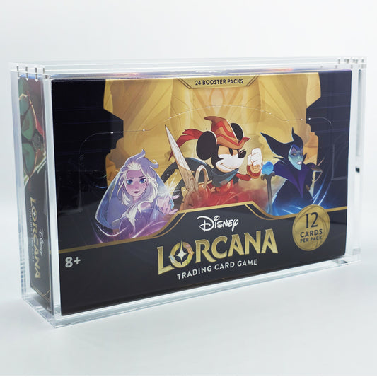 Acrylic Lorcana Booster Booster Box Case With Magnetic Lid