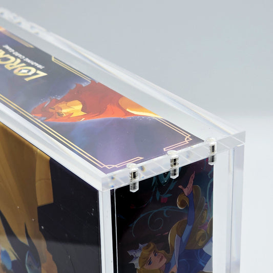 Acrylic Lorcana Booster Booster Box Case With Magnetic Lid
