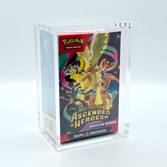 Acrylic Pokemon Modern Booster Bundle Case With Magnetic Lid